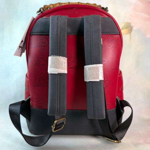 NWT Loungefly X Disney Mulan Boxlunch Exclusive Fan Pin Collector Mini Backpack